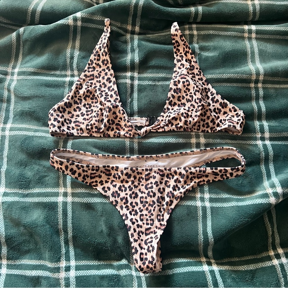 white fox bikini